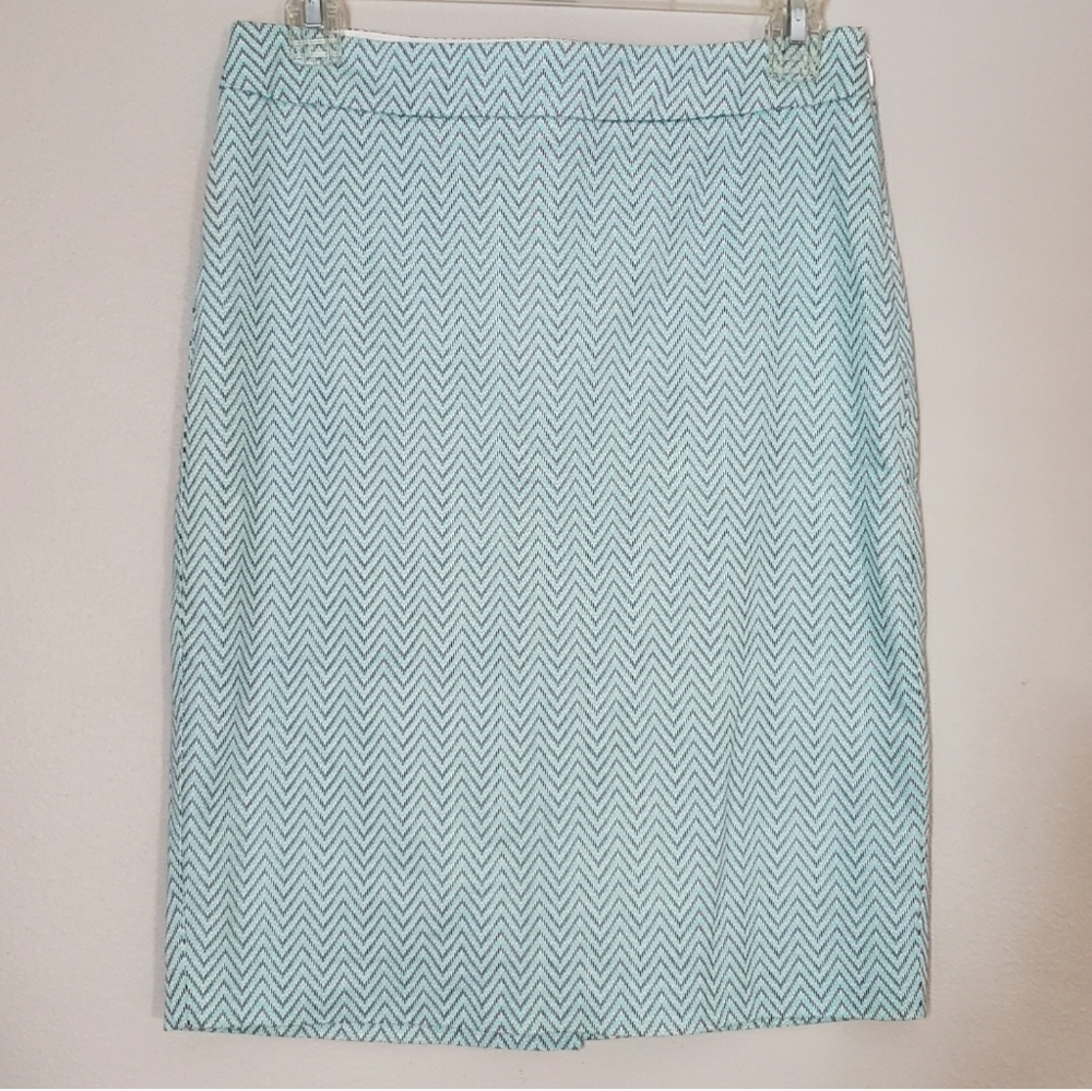 The Limited Chevron Print Pencil Skirt